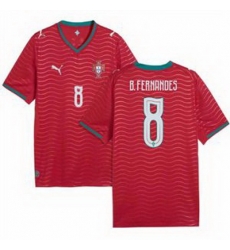 Women 8 Portugal Bruno Fernandes Home Replica Jersey 1 Women 8 Portugal Bruno Fernandes Home Replica Jersey 1