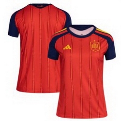 Women 0 Spain Blank World Cup 2026 Away Replica Jersey   5