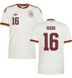 Women 16 Spain Rodri World Cup 2026 Away Replica Jersey 2 Women 16 Spain Rodri World Cup 2026 Away Replica Jersey 2