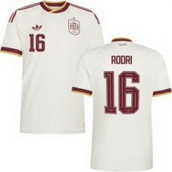 Women 16 Spain Rodri World Cup 2026 Away Replica Jersey   2