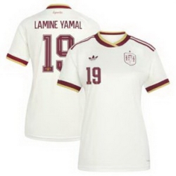 Women 19 Spain Lamine Yamal World Cup 2026 Away Replica Jersey   3