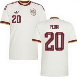Women 20 Spain Pedri World Cup 2026 Away Replica Jersey   2