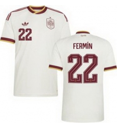 Women 22 Spain Fermin Lopez World Cup 2026 Away Replica Jersey 2 Women 22 Spain Fermin Lopez World Cup 2026 Away Replica Jersey 2