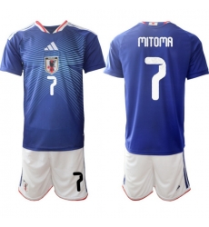 Japan 2026 FIFA World Cup Soccer Jersey Blue #7 MITOMA