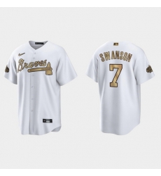 Men Dansby Swanson Atlanta Braves 2022 Mlb All Star Game White Jersey Men Dansby Swanson Atlanta Braves 2022 Mlb All Star Game White Jersey