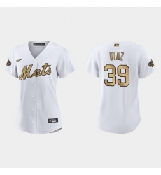 Women New York Mets Edwin Diaz 2022 Mlb All Star Game Replica White Jersey Women New York Mets Edwin Diaz 2022 Mlb All Star Game Replica White Jersey