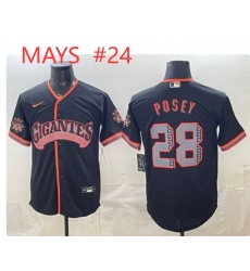 MLB GIants #24 MAYS Fashion Jersey MLB GIants #24 MAYS Fashion Jersey