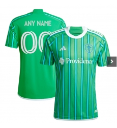 Men Seattle Sounders FC Green 2024 The Anniversary Kit Custom Jersey Men Seattle Sounders FC Green 2024 The Anniversary Kit Custom Jersey