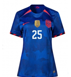Nike Women USA Trinity Rodman 4 Star Away Soccer Jersey