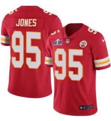 Nike Chiefs 95 Chris Jones Red Team Color Youth Bound Stitched NFL Vapor Untouchable Limited 2024 Super Bowl LVIII Jersey Nike Chiefs 95 Chris Jones Red Team Color Youth Bound Stitched NFL Vapor Untouchable Limited 2024 Super Bowl LVIII Jersey