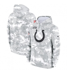 Youth Indianapolis Colts 2024 White Gray Salute To Service Pullover Hoodie Youth Indianapolis Colts 2024 White Gray Salute To Service Pullover Hoodie
