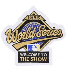 1995 MLB World Series Logo Jersey Patch Atlanta Braves Cleveland Indians