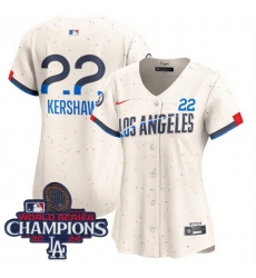 Women Nike Los Angeles Dodgers Clayton Kershaw #22 Ice Cream 2024 World Series Champions Stitched MLB Jersey Women Nike Los Angeles Dodgers Clayton Kershaw #22 Ice Cream 2024 World Series Champions Stitched MLB Jersey