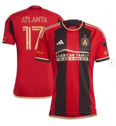 Men's Atlanta United FC adidas Black 2023 The 17s' Kit Authentic Jersey