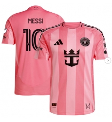 Men's Inter Miami CF Lionel Messi adidas Light Pink 2025 Euforia Authentic Player Jersey