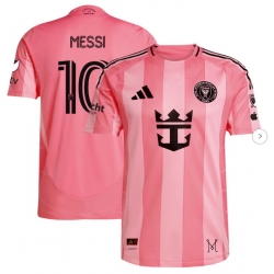 Men's Inter Miami CF Lionel Messi adidas Light Pink 2025 Euforia Authentic Player Jersey