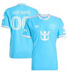 Men's Inter Miami CF adidas Originals Blue 2025 Third Authentic Custom Jersey
