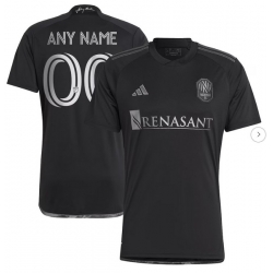 Mens Nashville SC adidas Black 2023 Man In Black Kit Replica Custom Jersey