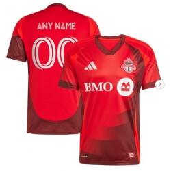 Men's Toronto FC adidas Red 2025 Club Kit Replica Custom Jersey