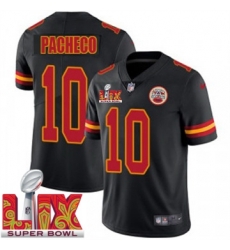 Men Kansas City Chiefs Isiah Pacheco #10 Black 2024 2025 Super Bowl LIX F U S E Stitched Jersey Men Kansas City Chiefs Isiah Pacheco #10 Black 2024 2025 Super Bowl LIX F U S E Stitched Jersey