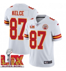 Men Kansas City Chiefs Travis Kelce #87 White 2024 2025 Super Bowl LIX F U S E Stitched Jersey Men Kansas City Chiefs Travis Kelce #87 White 2024 2025 Super Bowl LIX F U S E Stitched Jersey