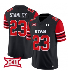 Men Women Youth Utah Utes 23 Dijon Stanley Black 2024 Vapor Limited Jersey All Stitched