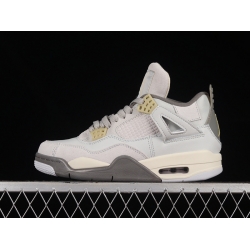AIR JORDAN 4 RETRO CRAFT PHOTON DUST PALE VANILLA OFF WHITE GREY FOG FLAT PEWTER