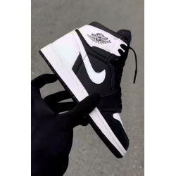 Nike Air Jordan 1 White Black Men Women Size
