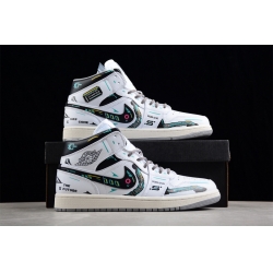 AIR JORDAN 1 MID WHITE STEALTH NEUTRAL GREY