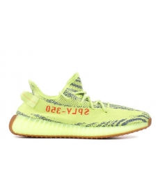 Men Yeezy Boost 350 V 2 Semi Frozen Yellow