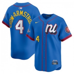 mens nike pete crow armstrong blue national league 2025 all star edition limited player jersey