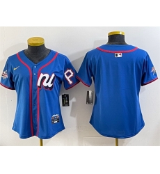 Women National League Pittsburgh Pirates Blank Blue 2025 All Star Edition Limited Stitched Baseball Jersey Women National League Pittsburgh Pirates Blank Blue 2025 All Star Edition Limited Stitched Baseball Jersey