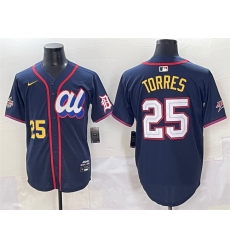 Men American League 25 Gleyber Torres Navy 2025 All Star Edition Limited Stitched Baseball Jersey