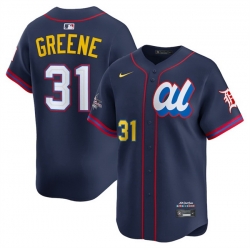 Men American League 31 Riley Greene Navy 2025 All Star Edition Limited Stitched Baseball Jersey