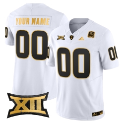 Men Women Youth Arizona State Sun Devils 2024 Gold Vapor Limited Custom Jersey All Stitched White Gold
