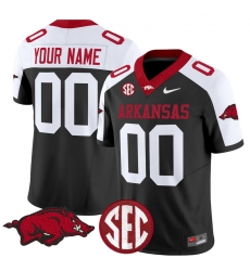 Men Women Youth Arkansas Razorbacks Vapor Limited Custom Jersey All Stitched Black Aternate