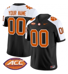 Men Women Youth Clemson Tigers Vapor Limited Custom Jersey V2 All Stitched Black Alternate