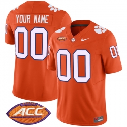 Men Women Youth Clemson Tigers Vapor Limited Custom Jersey V2 All Stitched Orange