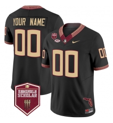 Men Women Youth Florida State Seminoles 2024 Seminole Scholar Patch Vapor Limited Custom Jersey All Stitched Black Men Women Youth Florida State Seminoles 2024 Seminole Scholar Patch Vapor Limited Custom Jersey All Stitched Black