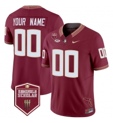 Men Women Youth Florida State Seminoles 2024 Seminole Scholar Patch Vapor Limited Custom Jersey All Stitched Garnet Men Women Youth Florida State Seminoles 2024 Seminole Scholar Patch Vapor Limited Custom Jersey All Stitched Garnet