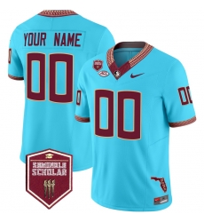 Men Women Youth Florida State Seminoles 2024 Seminole Scholar Patch Vapor Limited Custom Jersey All Stitched Turquoise Men Women Youth Florida State Seminoles 2024 Seminole Scholar Patch Vapor Limited Custom Jersey All Stitched Turquoise