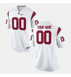 Men Women Youth Toddler Usc Trojans Custom College Football White Jersey