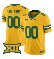 Men Women Youth Baylor Bears 2024 Vapor Limited Custom Jersey All Stitched Gold