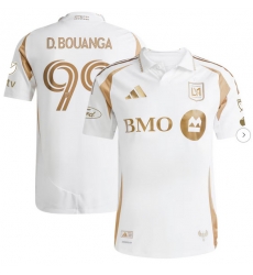 Mens LAFC Denis Bouanga adidas White 2025 Secondary Authentic Player Jersey