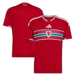 Men adidas Red Wales National Team FIFA x World Cup 2026 Home Replica Jersey
