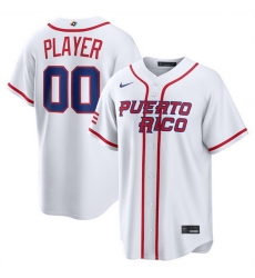 Men Puerto Rico Baseball Active Player Custom White 2026 World Baseball Classic Home Stadium Stitched Jersey Men Puerto Rico Baseball Active Player Custom White 2026 World Baseball Classic Home Stadium Stitched Jersey
