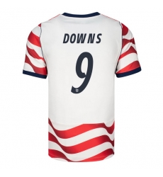 USA 2026 FIFA World Cup Soccer White Jersey Set ( Have Shorts ) Damion Downs #9