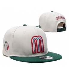 Mexico Baseball Snapback Cap 006