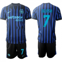 Men Internazionale 2026 Soccer Jerseys BlueBlack #7 ZIELINSKI