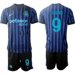 Men Internazionale 2026 Soccer Jerseys BlueBlack #9 THURAM